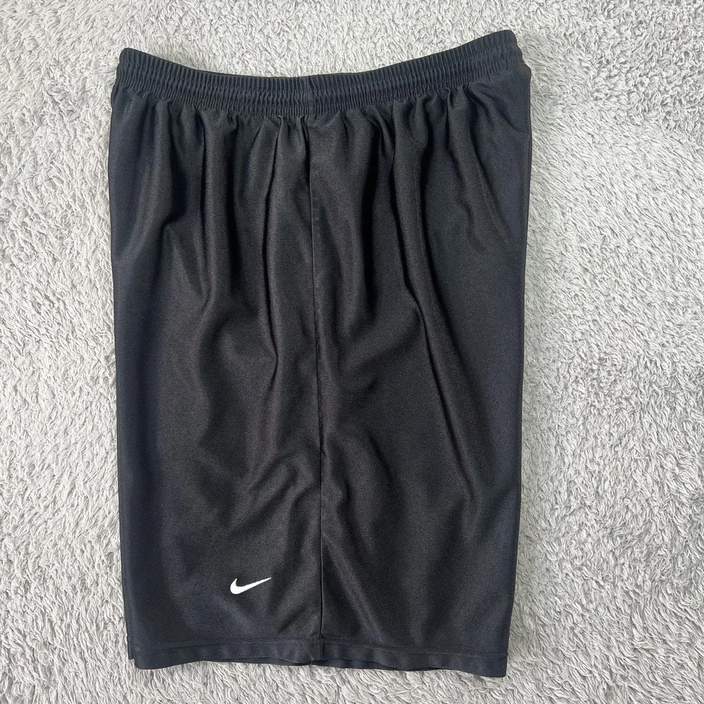 Nike‎ Dazzle Shorts Mens L Black Athletic Gym Training Silky Shimmer Athleisure